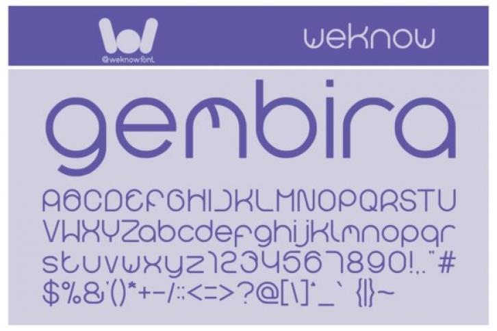 Gembira Font Download