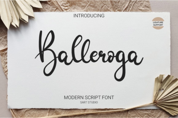 Balleroga Font Download