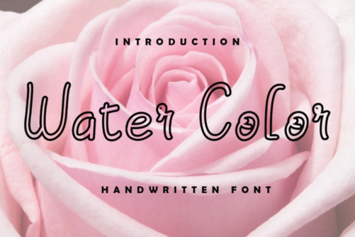 Water Color Font Download