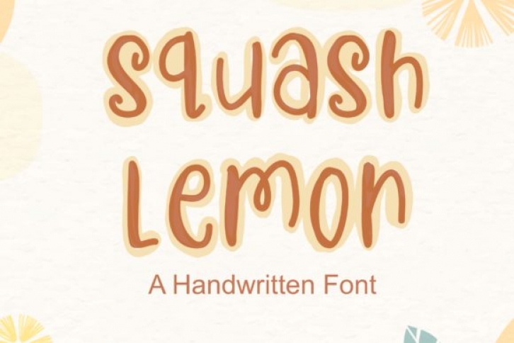 Squash Lemon Font Download