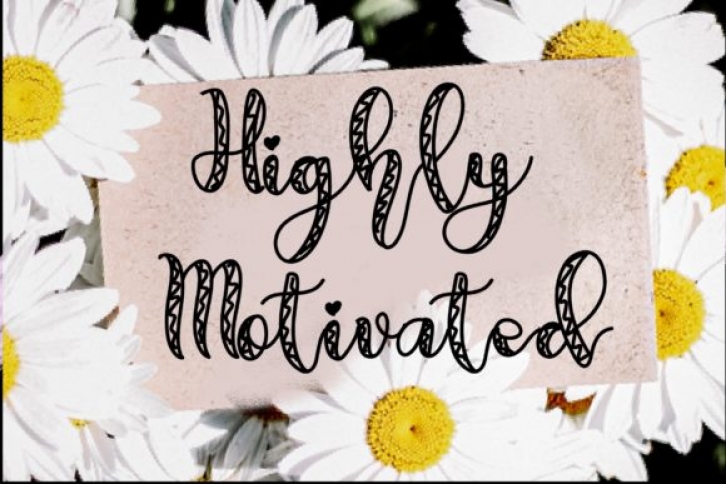 Highly Motivated Font Download