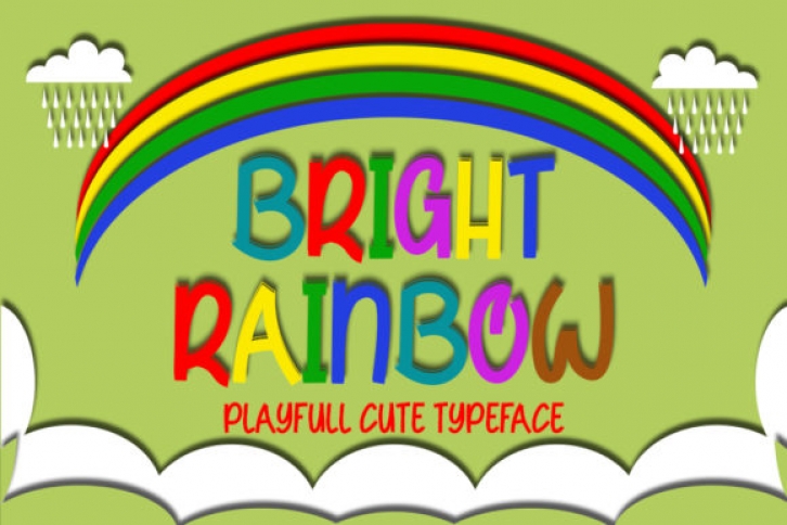 Bright Rainbow Font Download