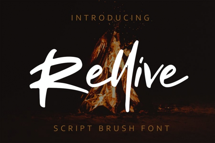 Rellive Brush Script Font Font Download