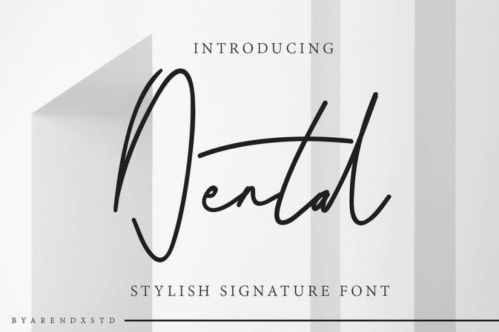 Dental Signature Font Font Download