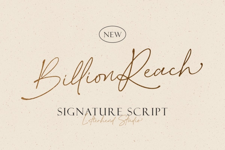 Billion Reach - Signature Script Font Download
