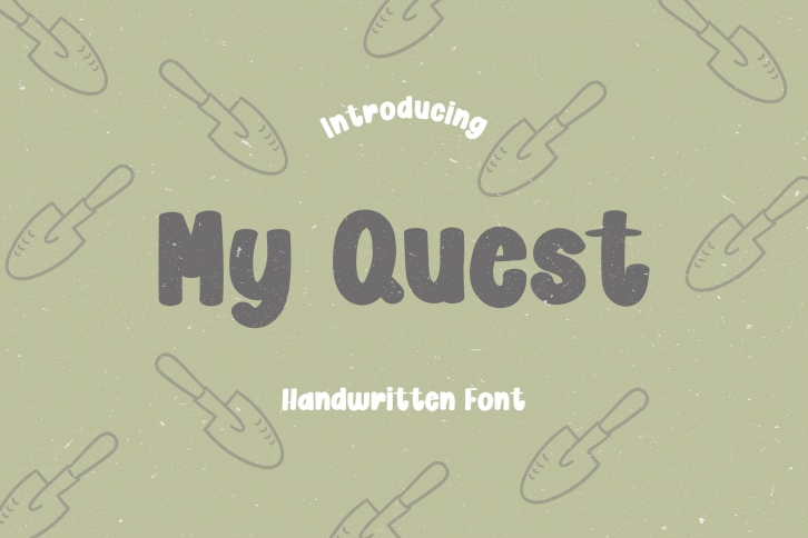 My Quest - A Bold Handwritten Font Font Download
