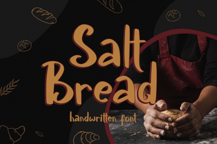 Salt Bread - Handwritten Font Font Download