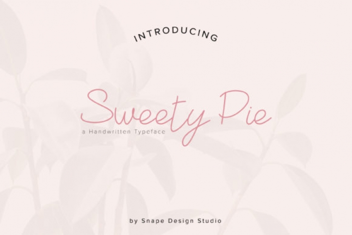 Sweety Pie Font Download