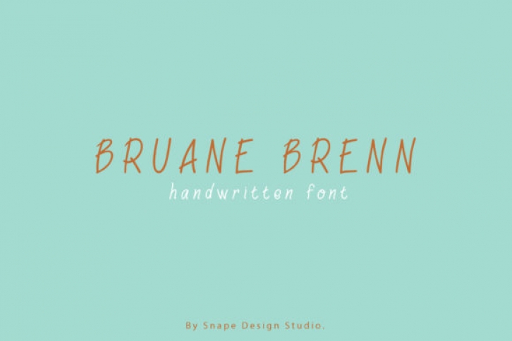 Bruane Brenn Font Download