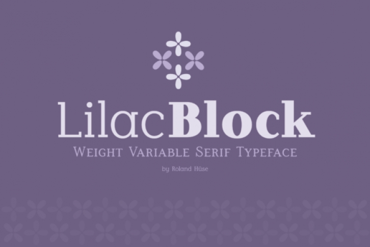 Lilac Block Font Download