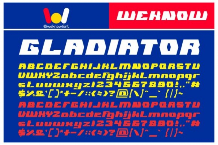 Gladiator Font Download