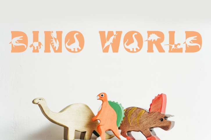 Dino World - Dinosaur Font Font Download