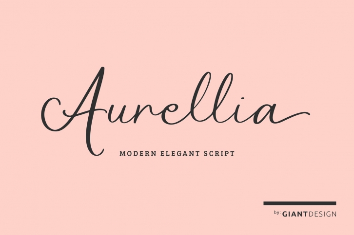 Aurellia Elegant Modern Script Font Font Download