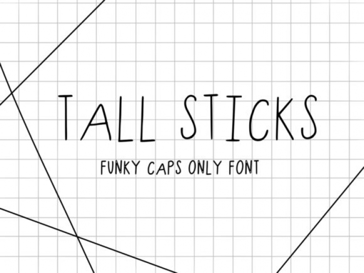 Tall Sticks Font Download
