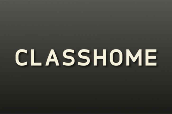 Classhome Font Download