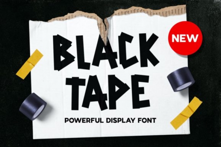 Back Tape Font Download