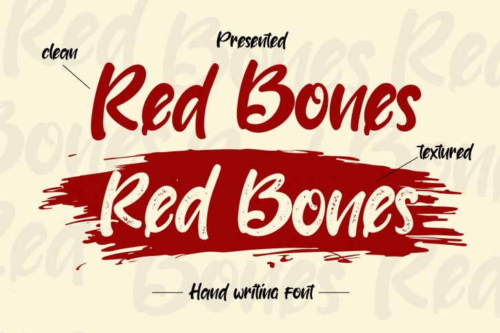 Red Bones Font Download