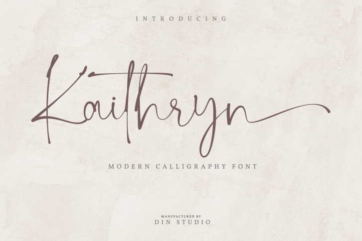 Kaithryn-Modern Calligraphy Font Font Download