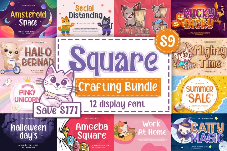 Square Bundle Font Download