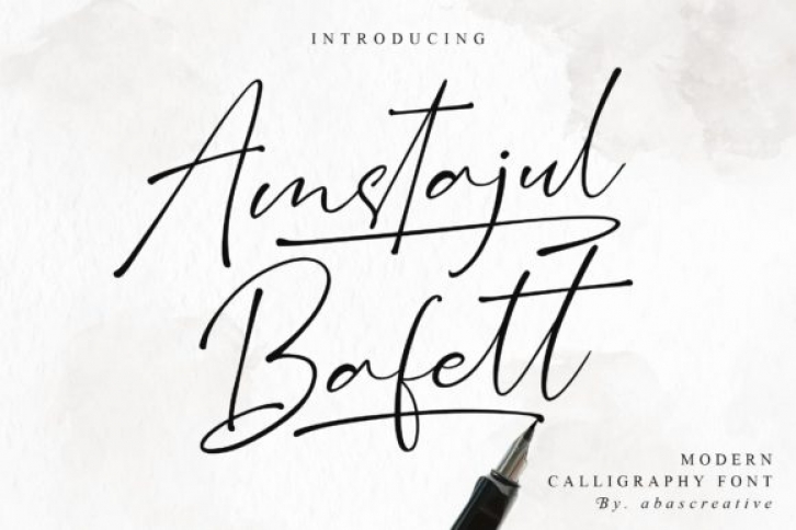 Amstajul Bafett Font Download