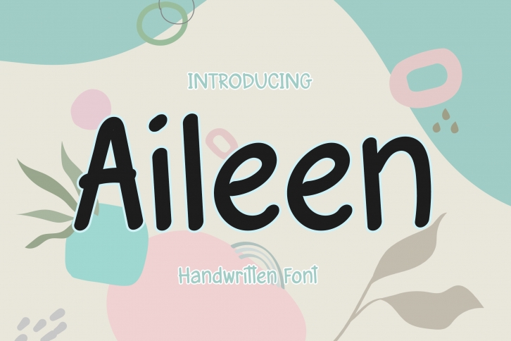 Aileen - A Cute Handwritten Font Font Download