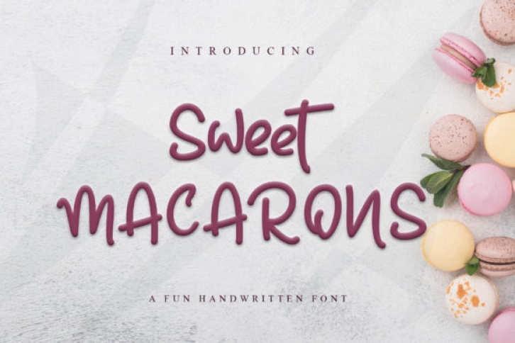 Sweet Macarons Font Download