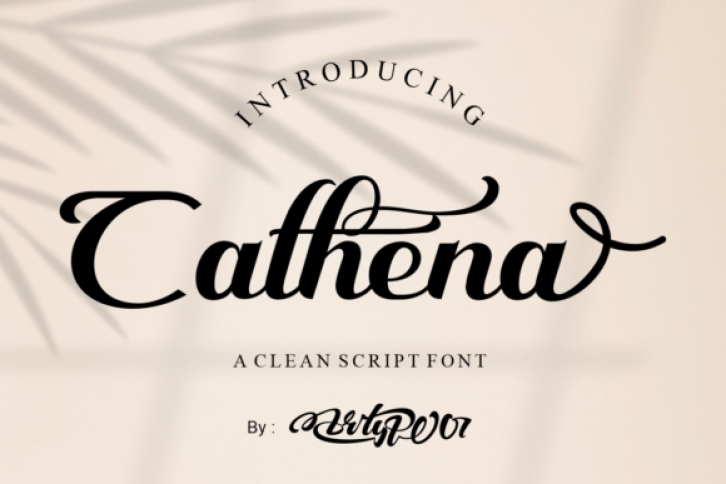 Cathena Font Download