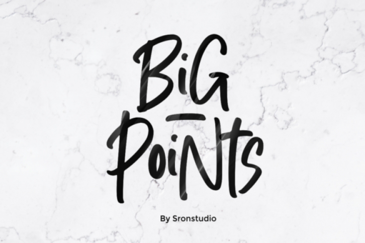 Big Points Font Download