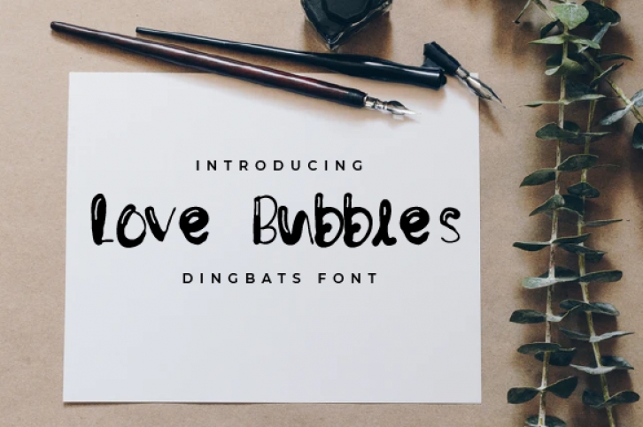 Love Bubbles Font Download