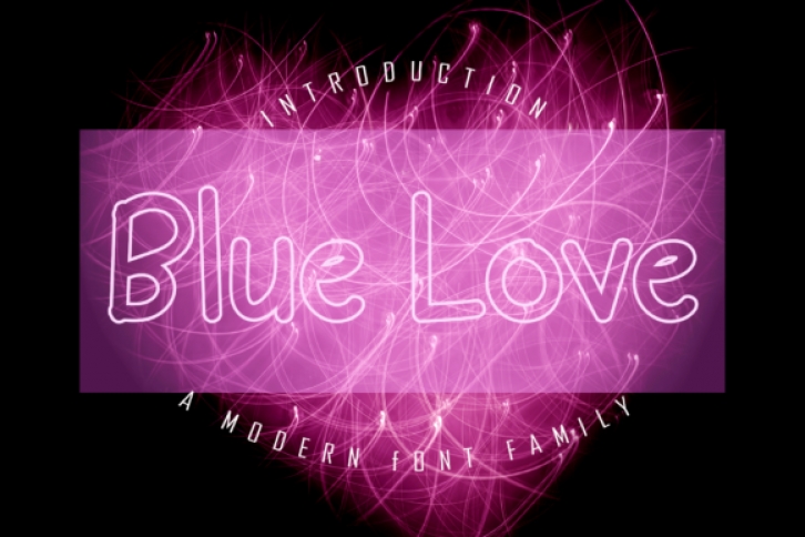 Blue Love Font Download