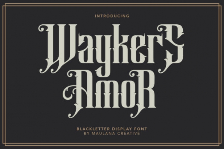 Waykers Amor Font Download