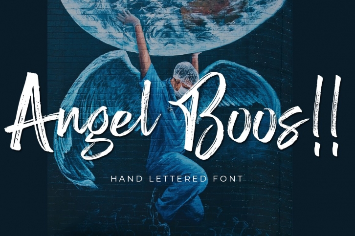 Angel Boos - Handlettered Font Font Download