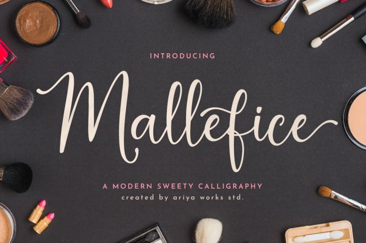 Mallefice | Modern Calligraphy Font Download