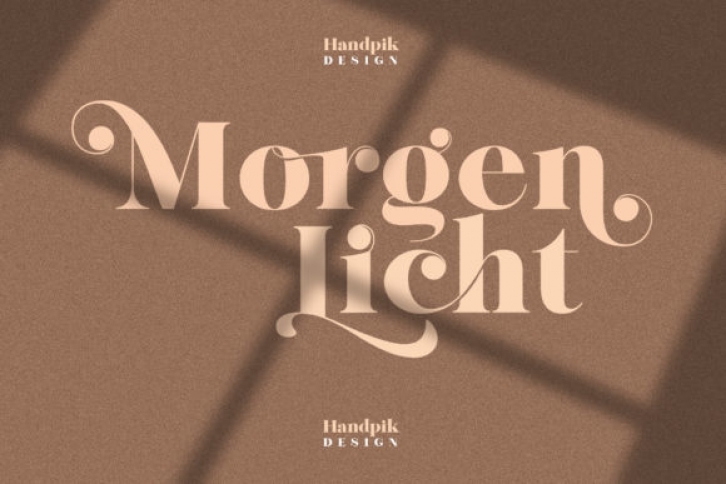 Morgen Licht Font Download