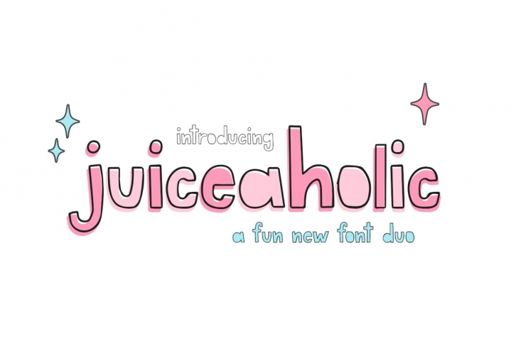 Juiceaholic Font Duo Font Download