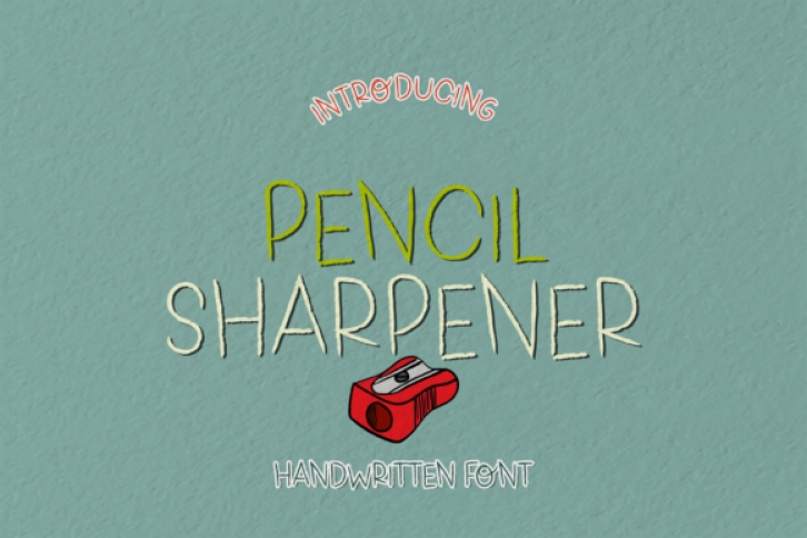 Pencil Sharpener Font Download