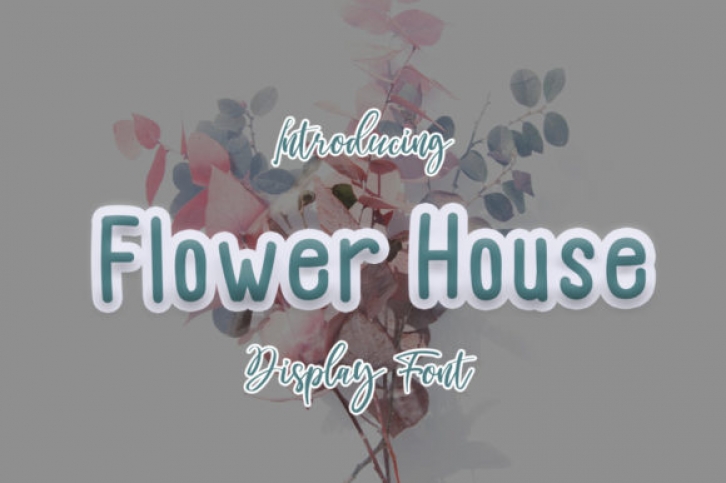 Flower House Font Download
