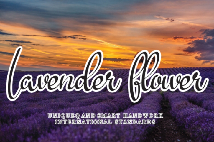Lavender Flower Font Download