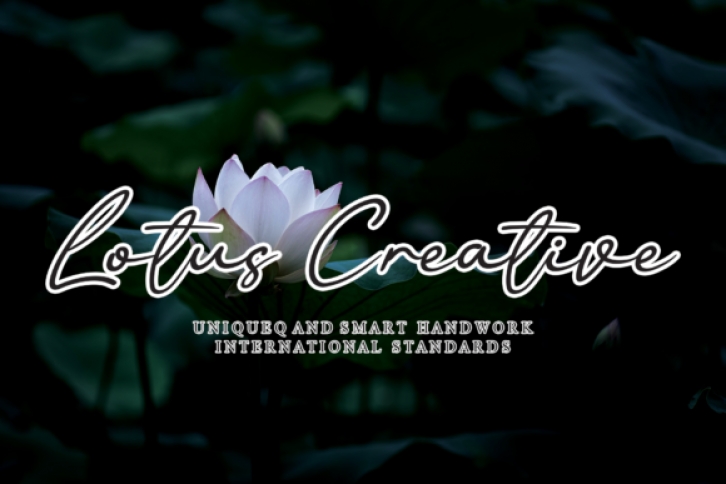 Lotus Creative Font Download