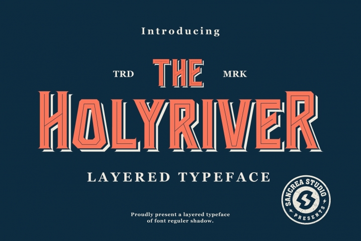 Holyriver Typeface Font Download