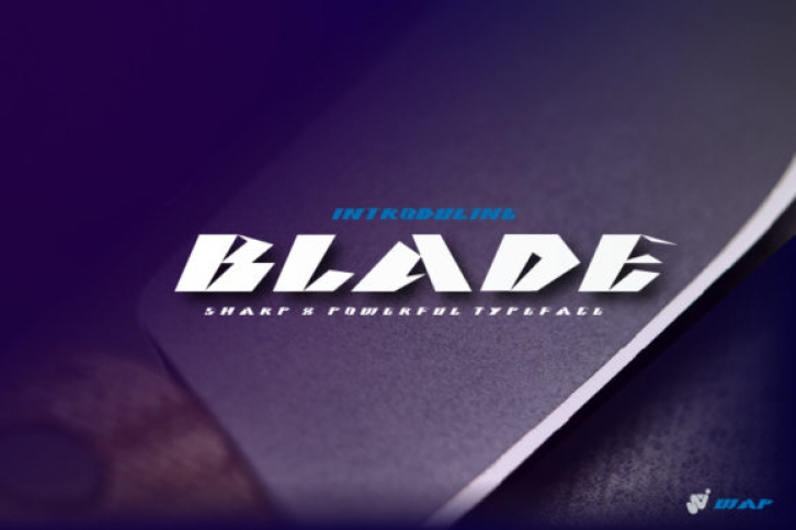 Blade Font Download