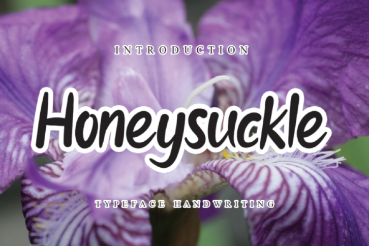 Honeysuckle Flower Font Download