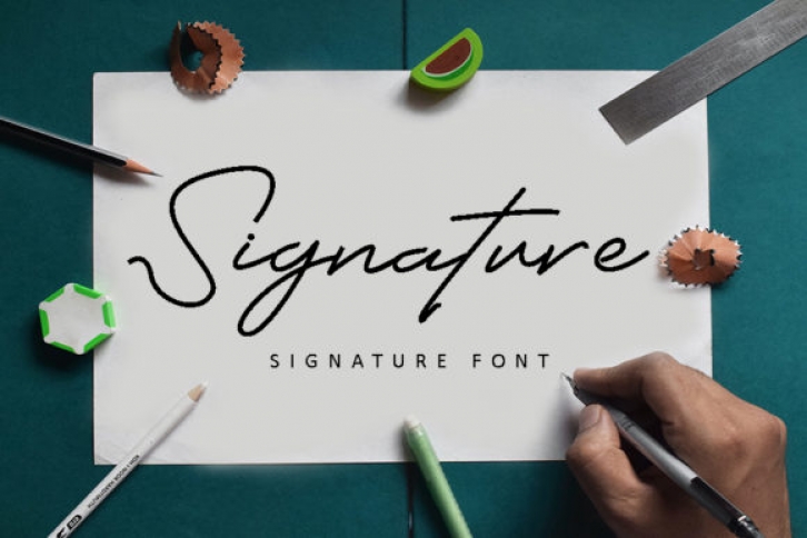 Signature Font Download