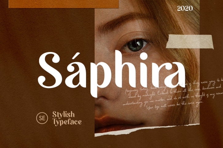 Saphira - Stylish Typeface Font Download
