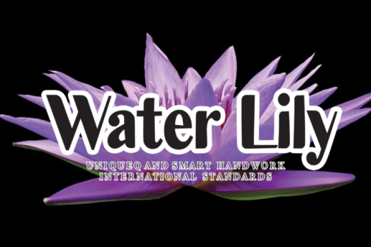 Water Lily Font Download