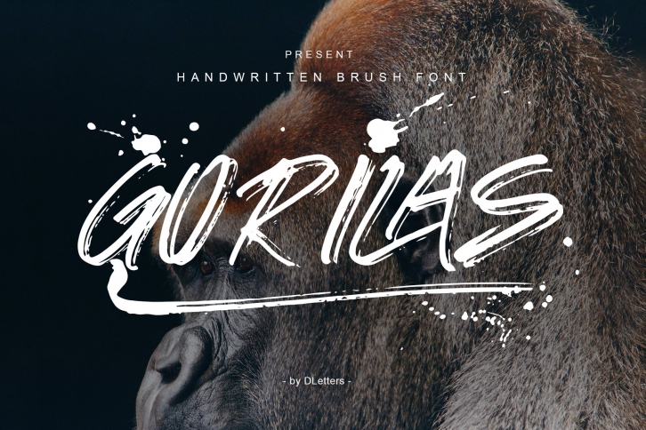GORILAS Hand Brush Font Download