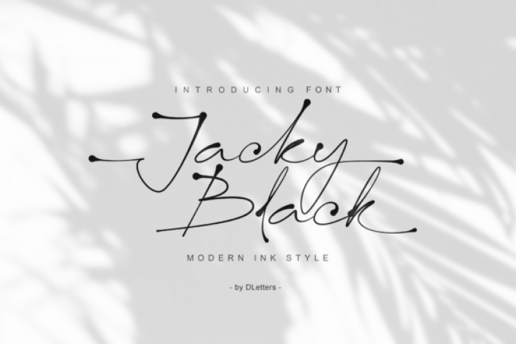 Jacky Black Font Download