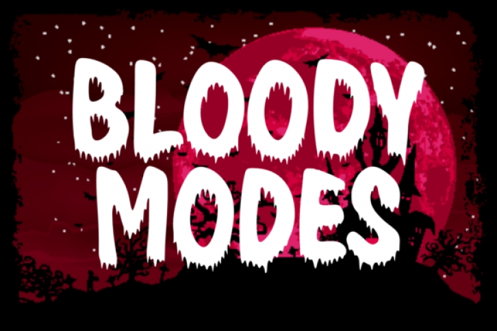 Bloody Modes Font Download