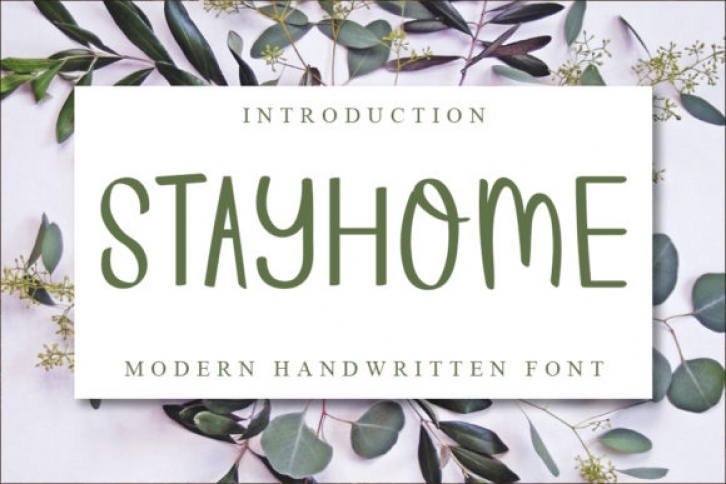 Stayhome Font Download