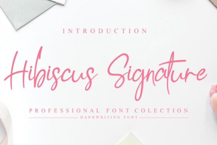 Hibiscus Signature Font Download